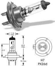 784 Elta H7 Px26d 12V 100W 784 ELTA AUTOMOTIVE