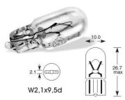 EB0507TB ELTA - Žárovka W5W 24V W2,1x9,5d Standardní - EB0507TB ELTA AUTOMOTIVE