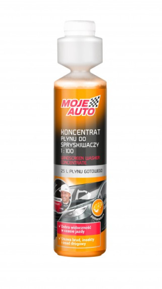 19-088 MOJE AUTO LETNÍ KONCENTRÁT DO OSTŘIKOVAČE POMERANČ 250ML, 19-088 Moje Auto